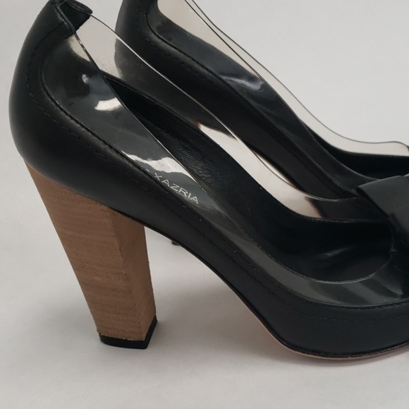 BCBGMAXAZRIA MA-INTRIGA2 Black/Clear Sz 5 - Picture 4 of 4